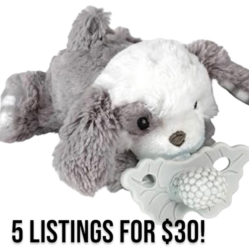 RAZBABY Razbuddy Razberry Teether/Pacifier Holder w/Removable Baby Teether Toy